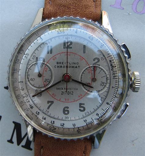 vintage breitling stop watch|Breitling chronomat watch price.